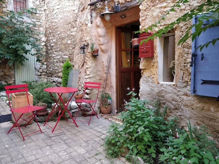 Maisonnette Au Pied Du Mont Ventoux Ste Colombe Bédoin Exteriör bild